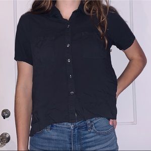 Cropped Button-Up